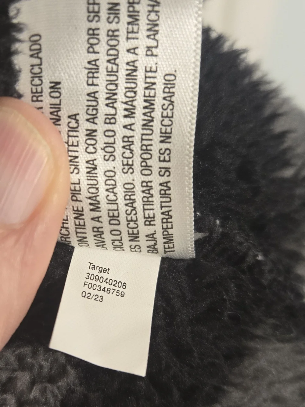 JoyLab Black & Gray Patterned Teddy Jacket for Women - Picture 5 of 8